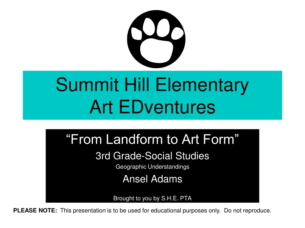 summit hill elementary art edventures