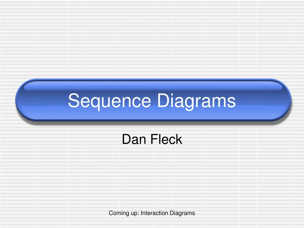 sequence diagrams