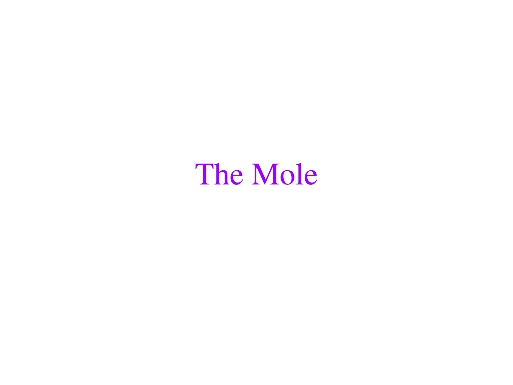 the mole