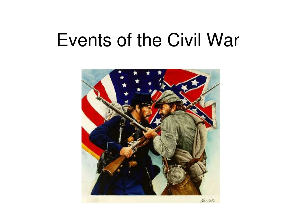 events of the civil war