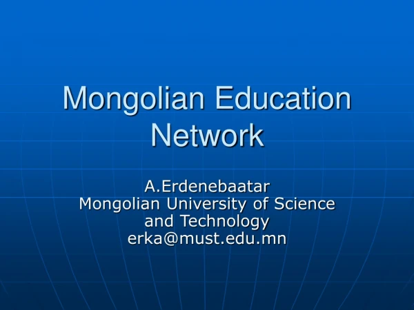 Mongolian Education Network