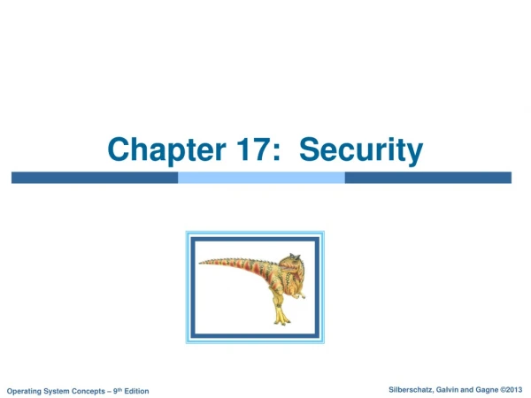 Chapter 17:  Security