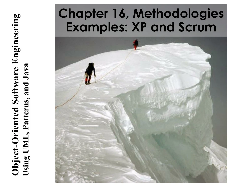 chapter 16 methodologies examples xp and scrum