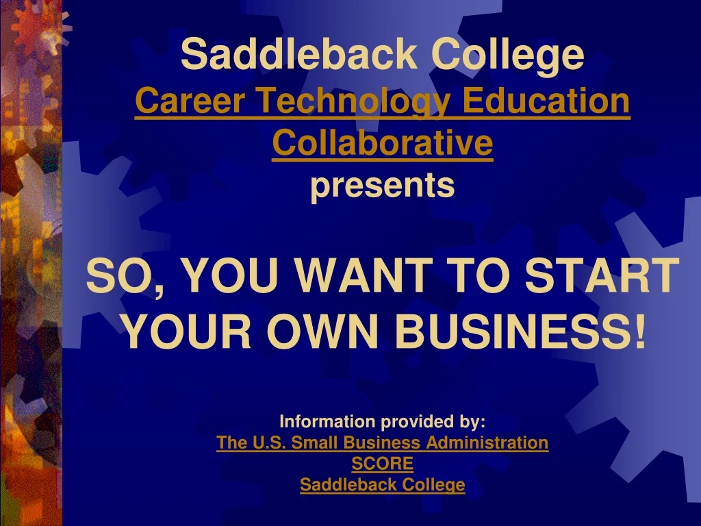 saddleback college career technology education