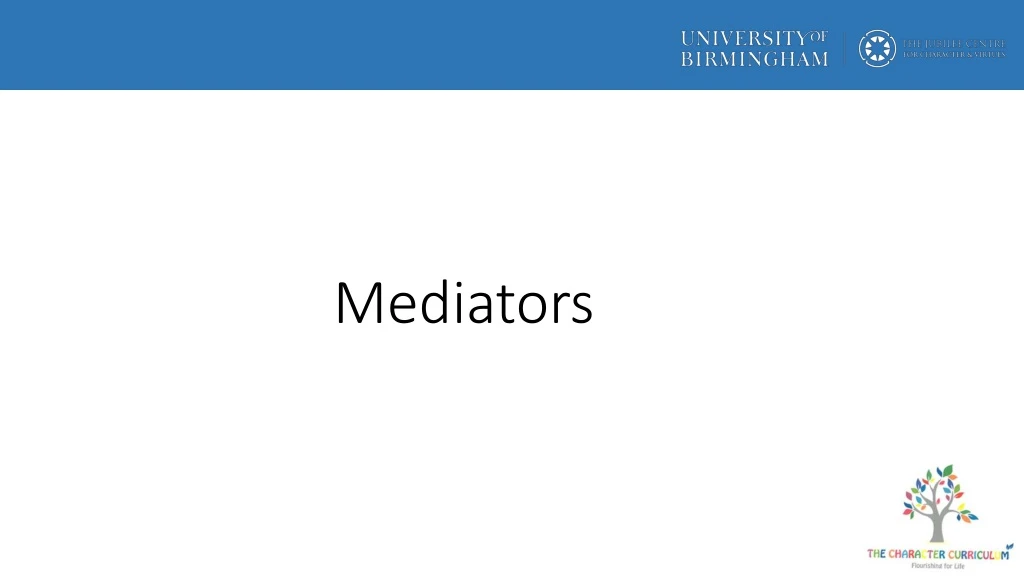 mediators