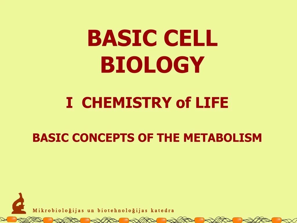 basic cell biology