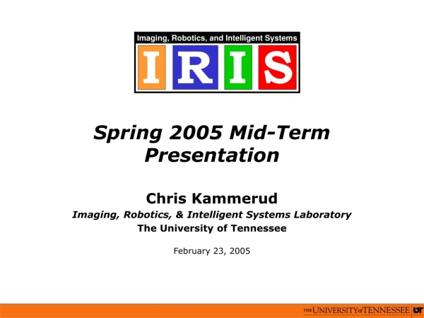 Spring 2005 Mid-Term Presentation