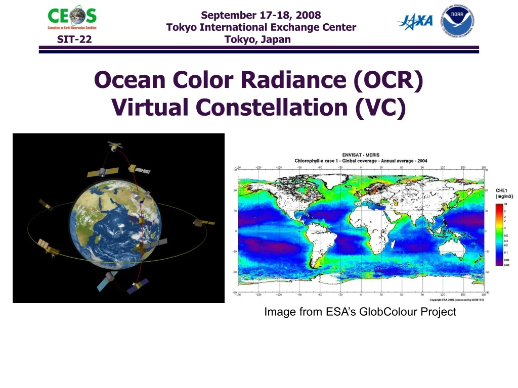 ocean color radiance ocr virtual constellation vc