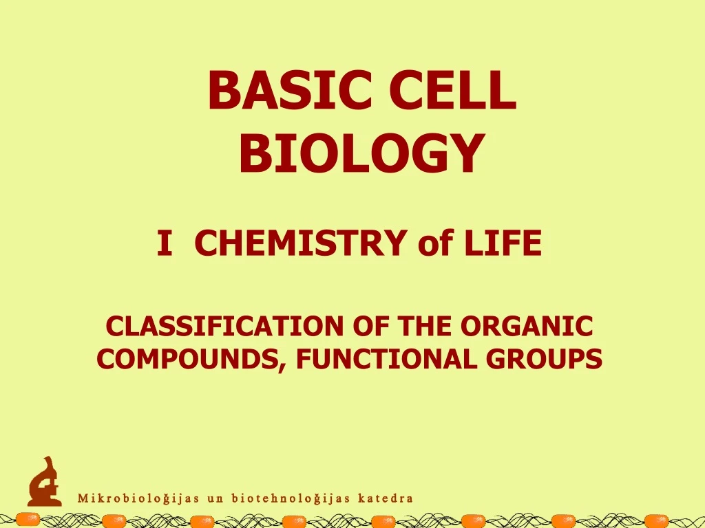 basic cell biology