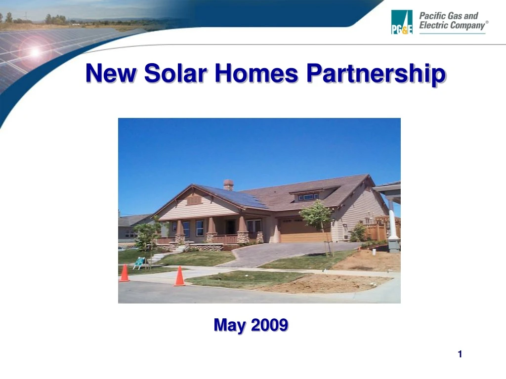 new solar homes partnership
