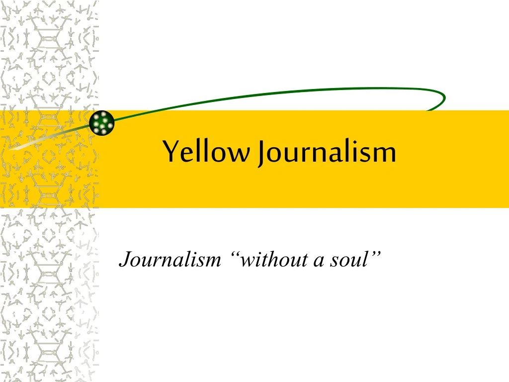 yellow journalism