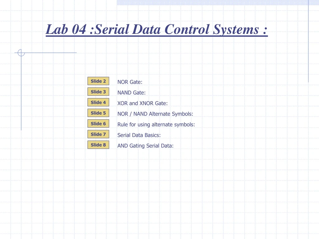 lab 04 serial data control systems
