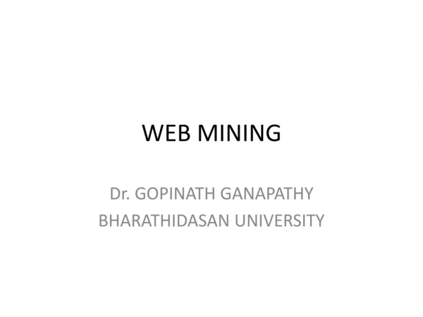 WEB MINING