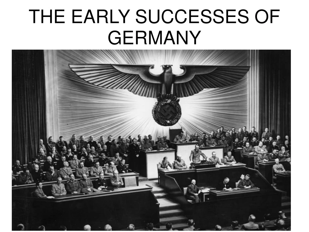 the early successes of germany