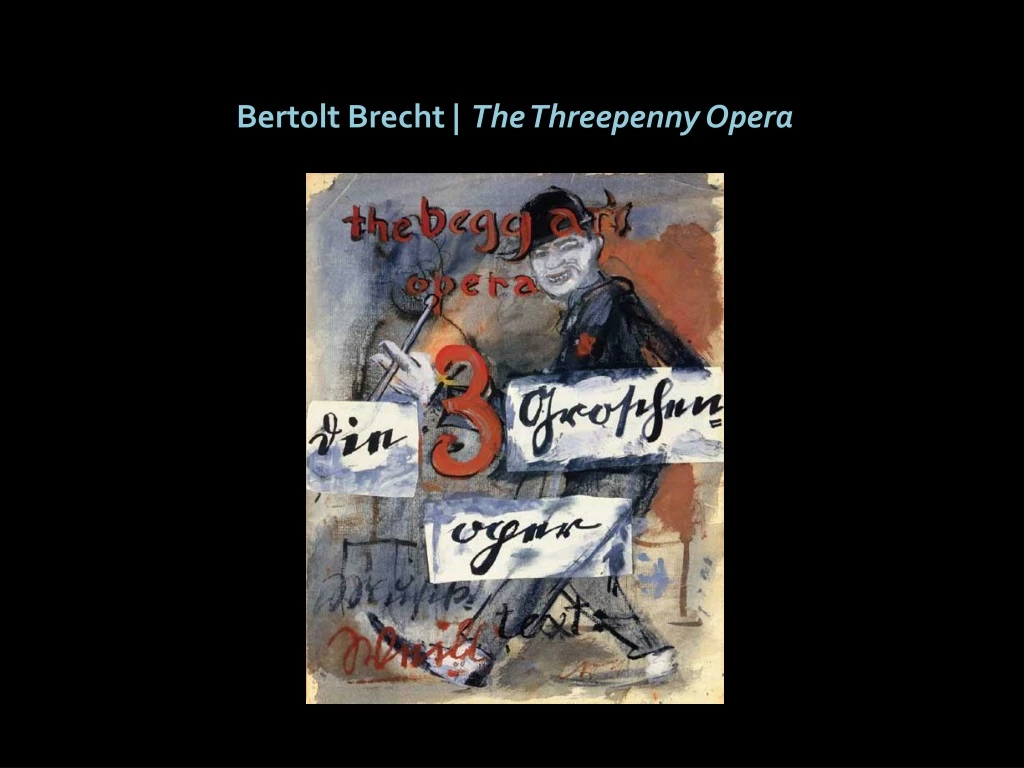 bertolt brecht the threepenny opera