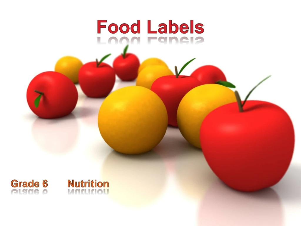 food labels