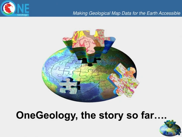 OneGeology, the story so far….