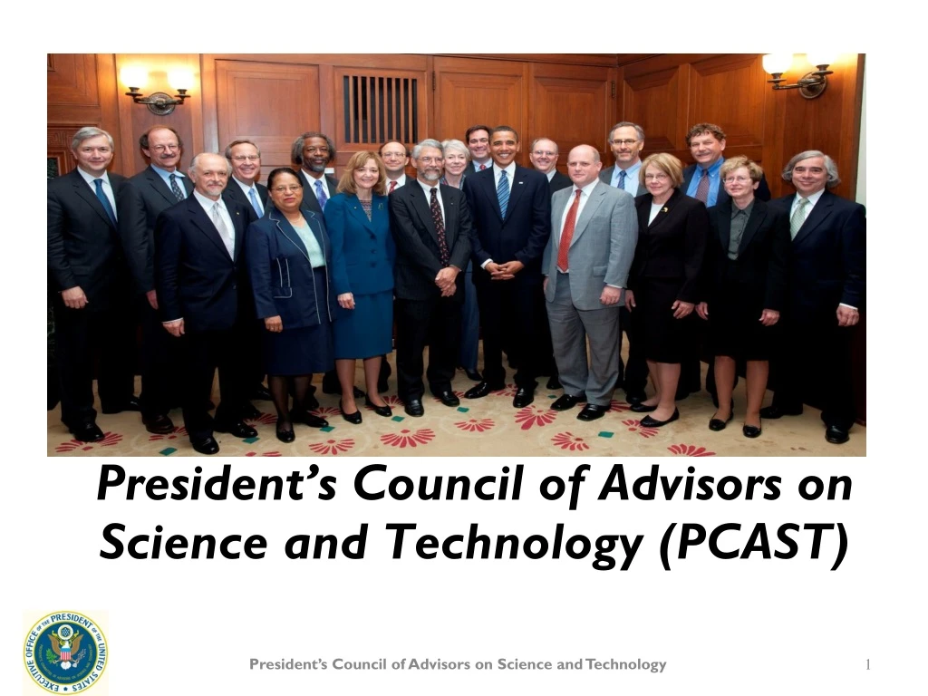 president s council of advisors on science