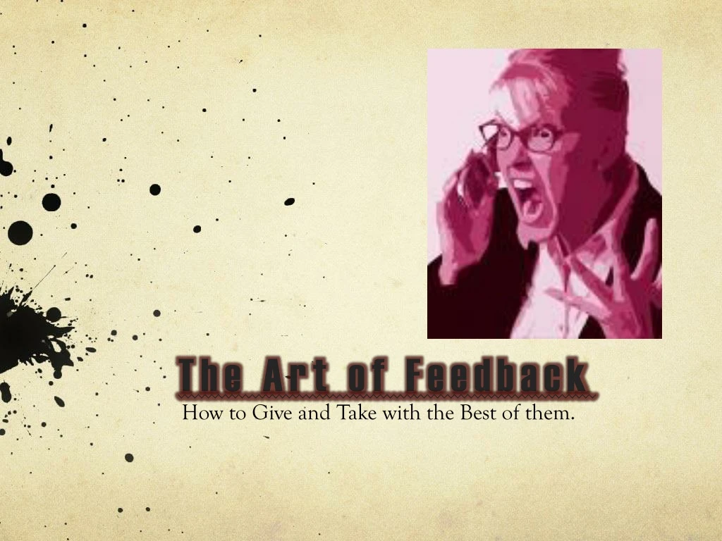 the art of feedback