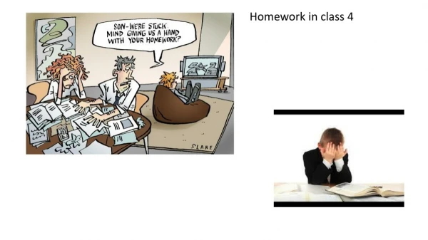 Homework in class 4