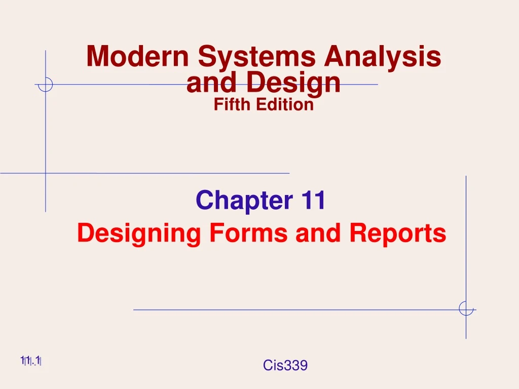 modern systems analysis and design fifth edition