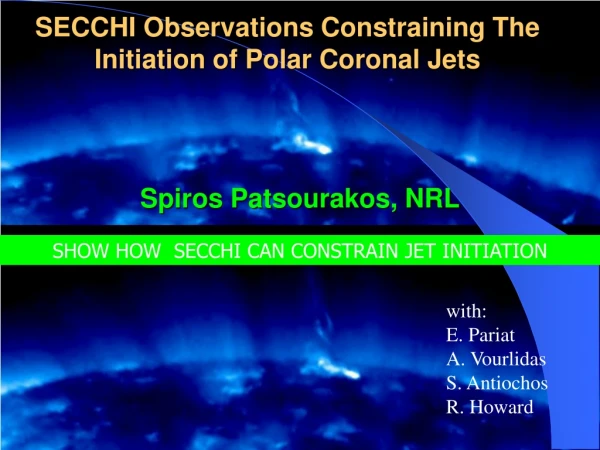 SECCHI Observations Constraining The Initiation of Polar Coronal Jets