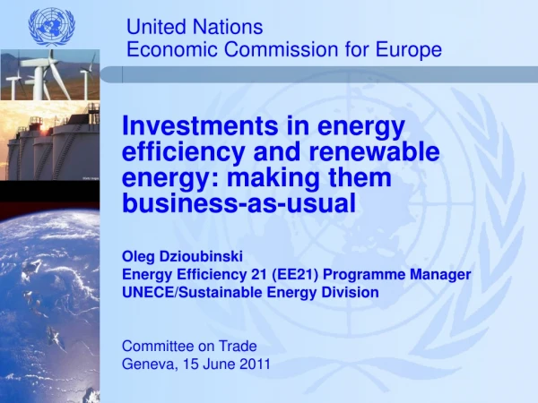 United Nations  Economic Commission for Europe