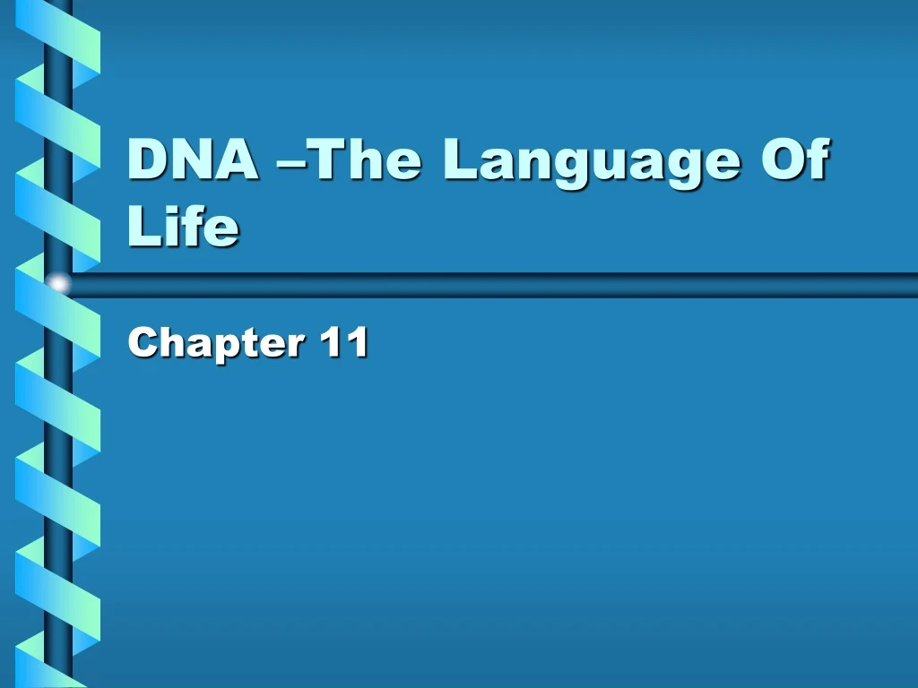 dna the language of life