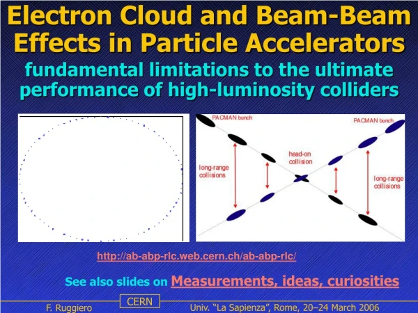 Electron Cloud and Beam-Beam Effects in Particle Accelerators