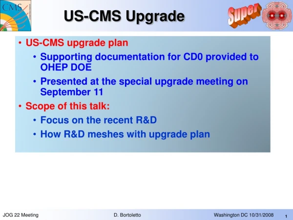 US-CMS Upgrade