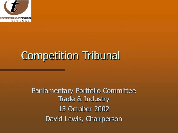 Competition Tribunal