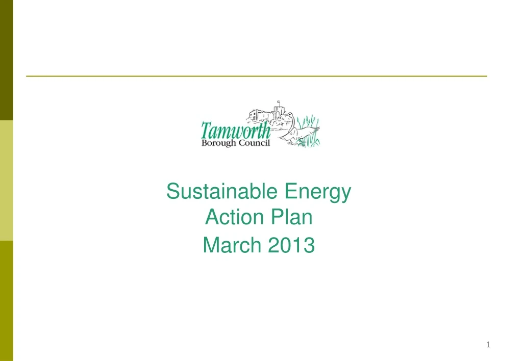 sustainable energy action plan march 2013