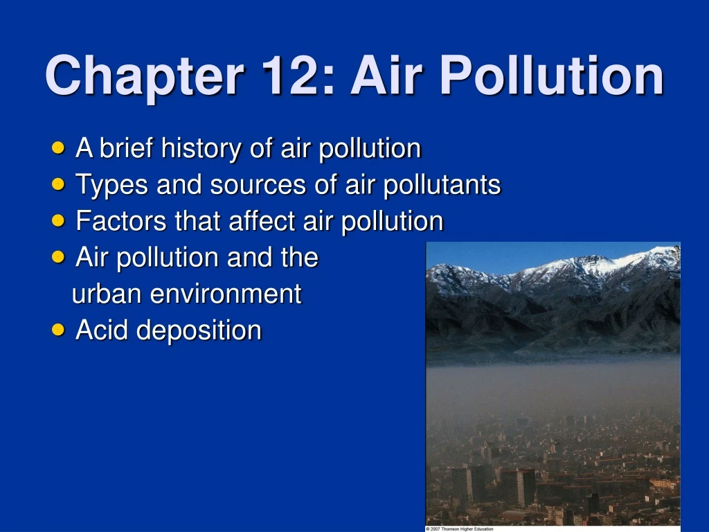 chapter 12 air pollution
