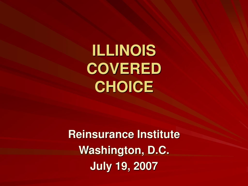 illinois covered choice