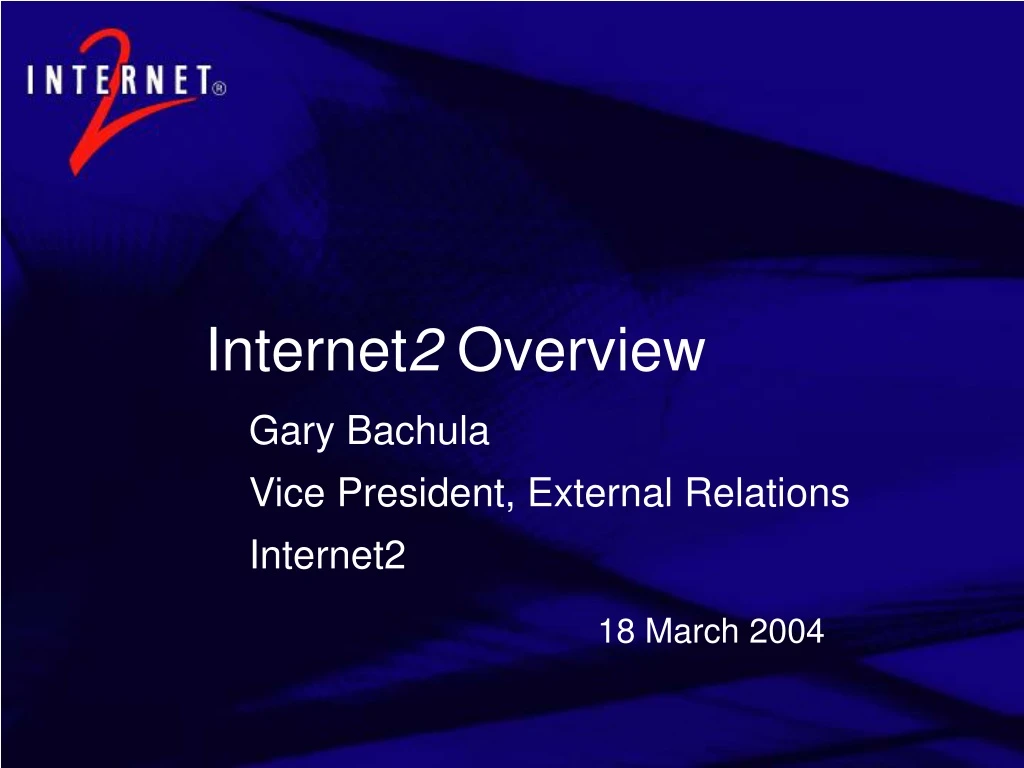 internet 2 overview