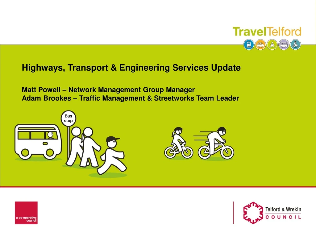 highways transport engineering services update