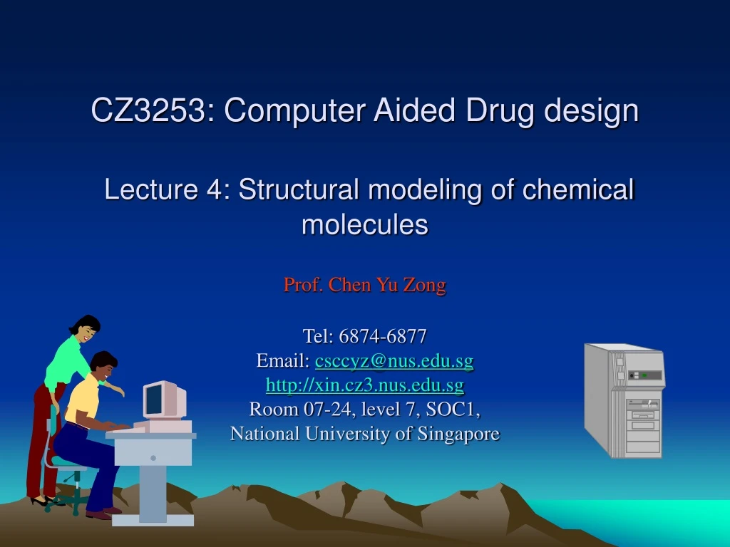 cz3253 computer aided drug design lecture