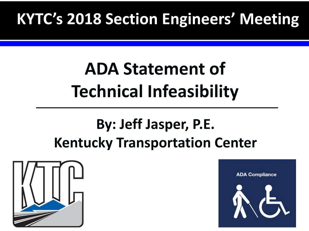 ada statement of technical infeasibility
