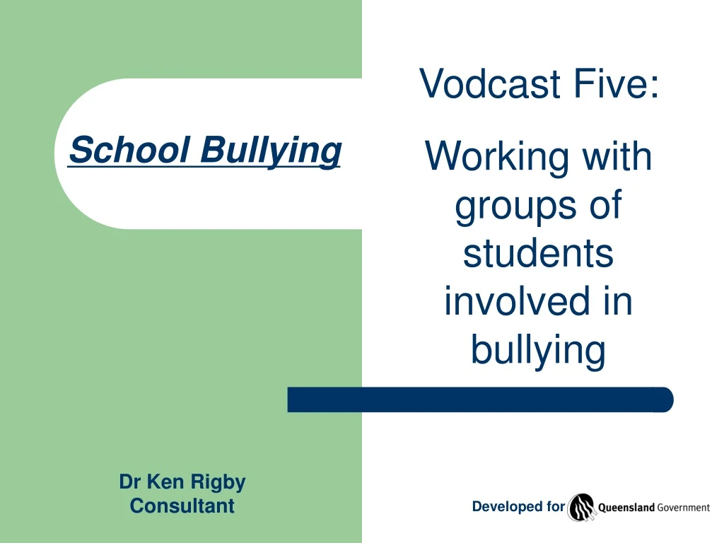 vodcast five working with groups of students