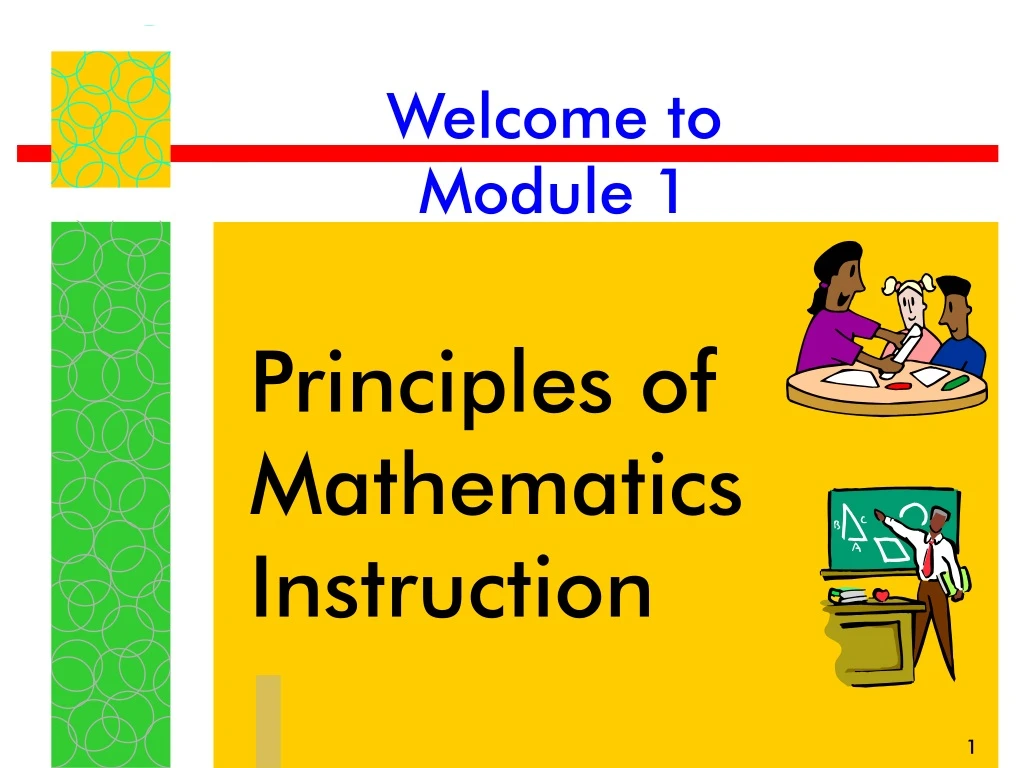 welcome to module 1