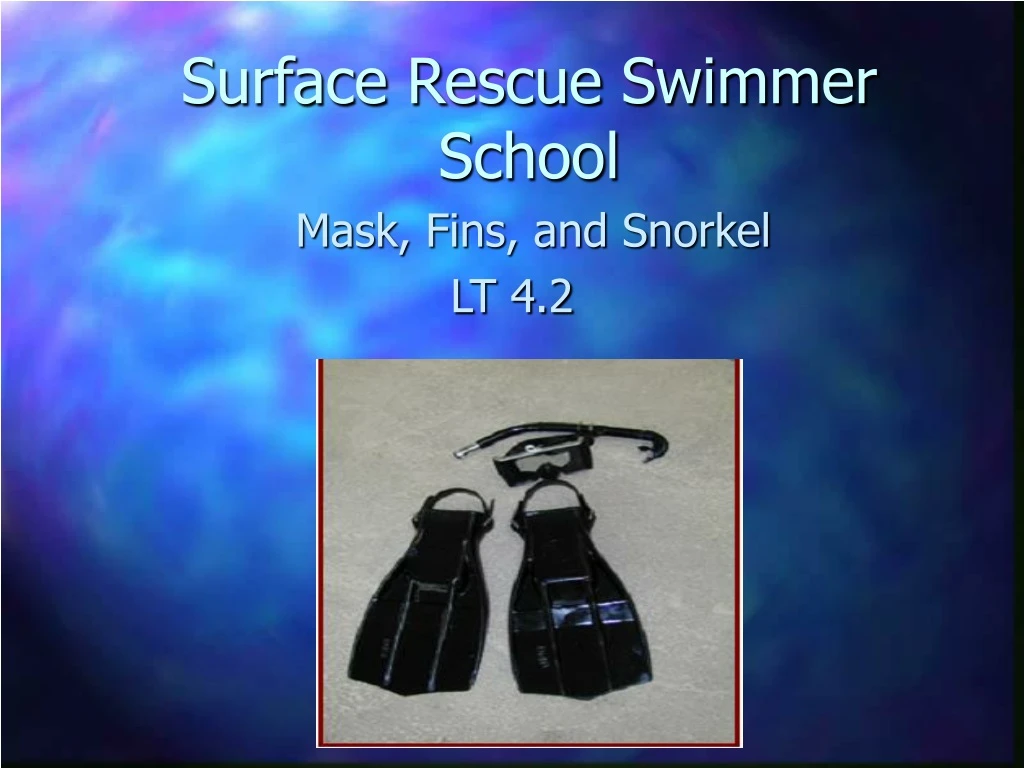 surface rescue swimmer school