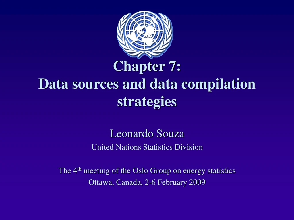 chapter 7 data sources and data compilation strategies