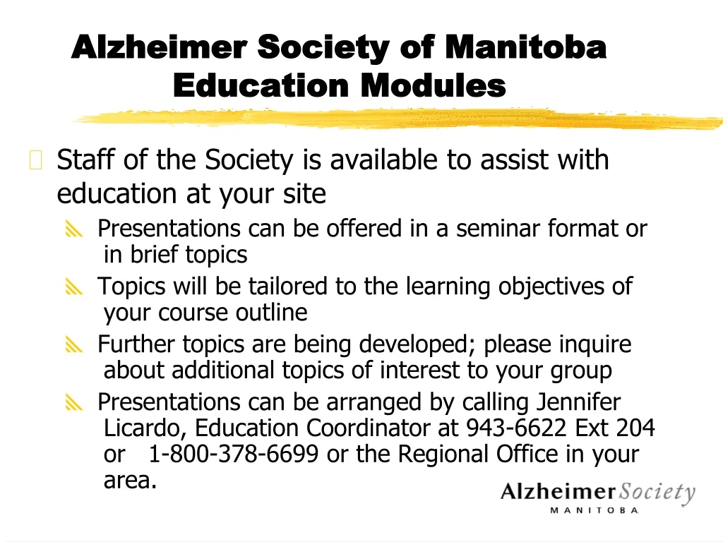 alzheimer society of manitoba education modules