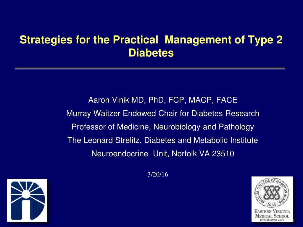 strategies for the practical management of type 2 diabetes