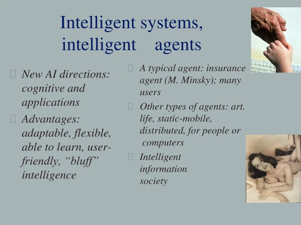 intelligent systems intelligent agents