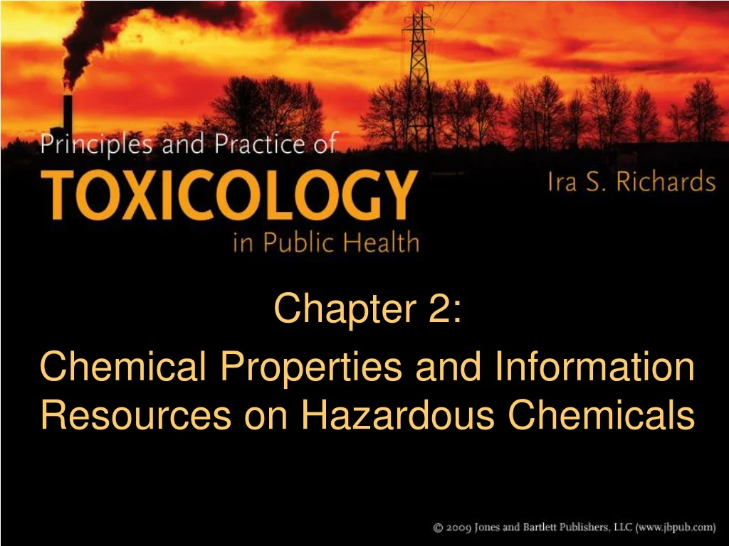 chapter 2 chemical properties and information resources on hazardous chemicals