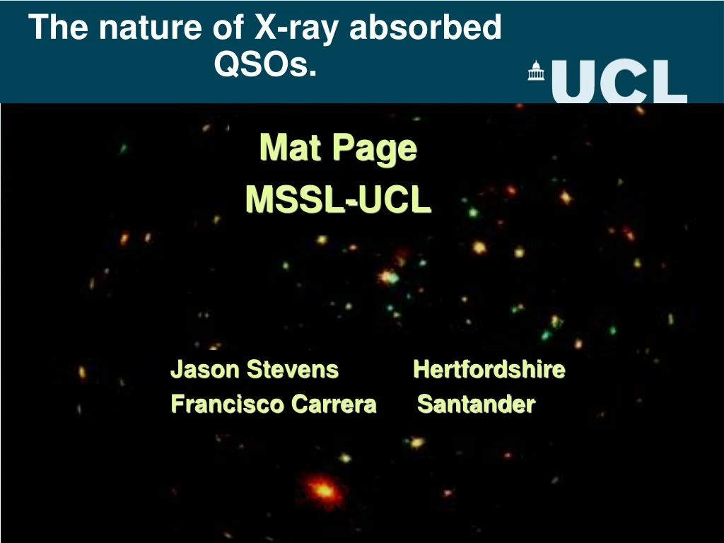 the nature of x ray absorbed qsos
