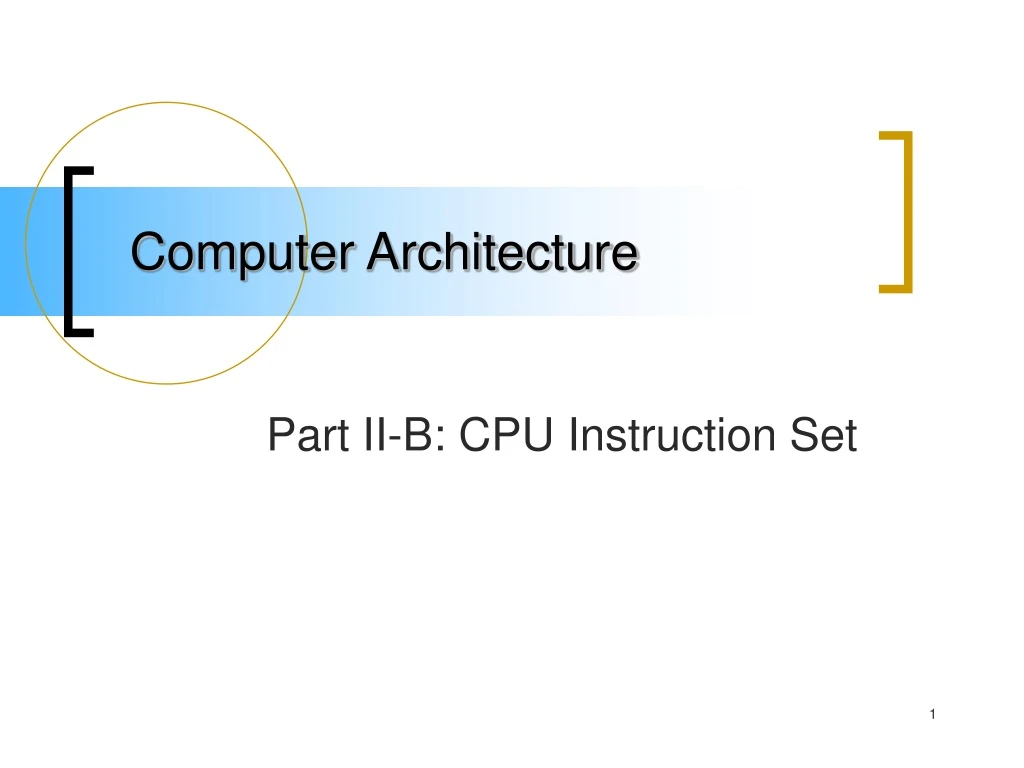 computer architecture