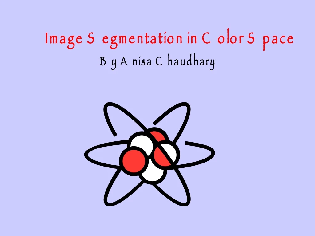 image segmentation in color space