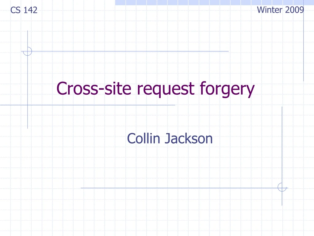 cross site request forgery